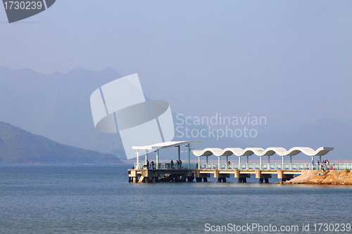Image of Pier in Hong Kong at day