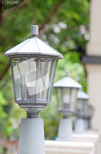 Image of Lamps along the street