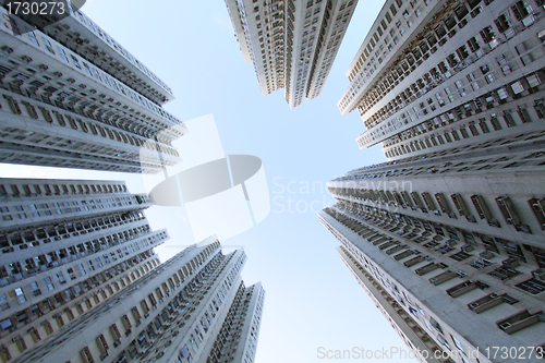 Image of Hong Kong apartment blocks
