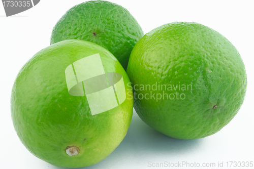 Image of Three green limes