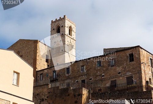 Image of Old church belfry in Piazza Armerina, Sicily, Italy