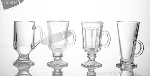 Image of four different tea glasses