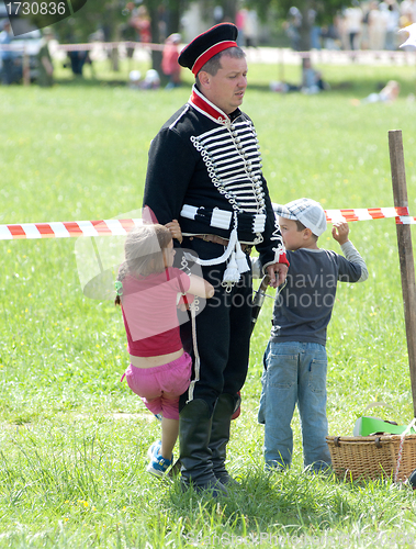 Image of Borodino battle re-enactment