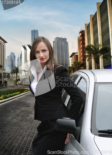 Image of Woman in the city