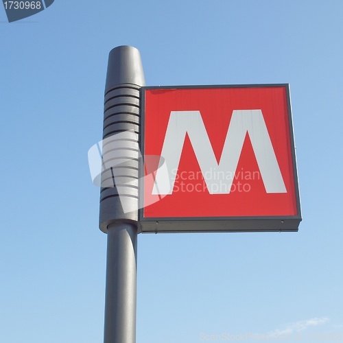 Image of Subway sign