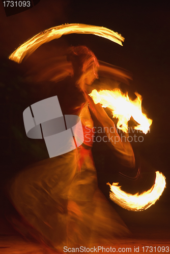 Image of fire dance