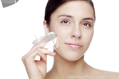 Image of face cleansing