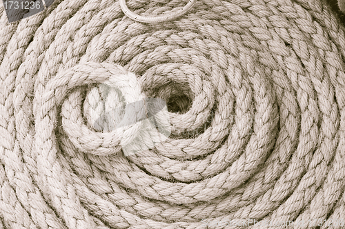 Image of The braided ship rope