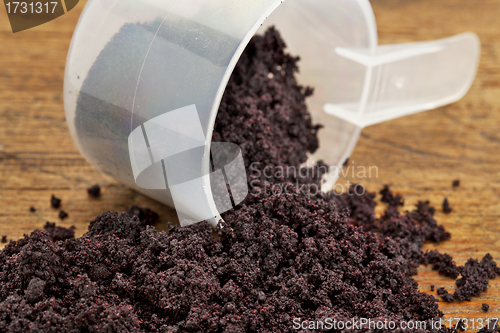 Image of dried acai berry powder