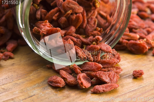 Image of Red dried goji berries