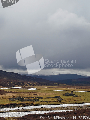 Image of Dee river , white bridge area, Cairngorms , Scotland
