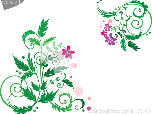 Image of Decorative flower background