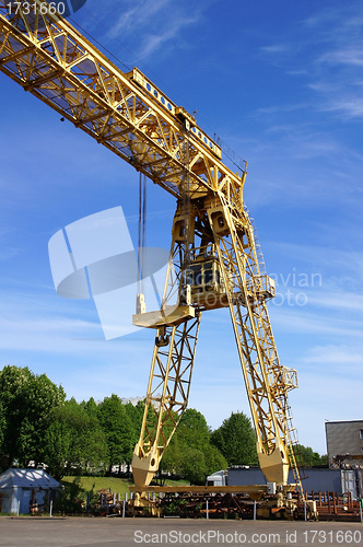 Image of The industrial crane