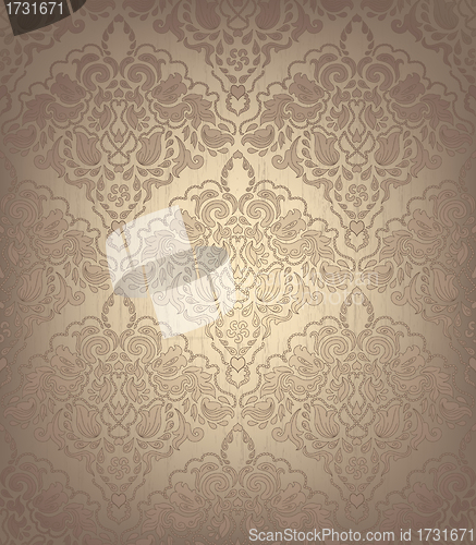 Image of Seamless Floral Ornament