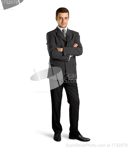 Image of Businessman In Suit Full Length