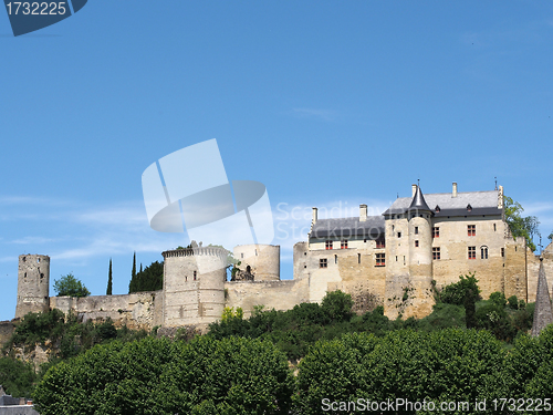 Image of Royal Chinon fortress, France.