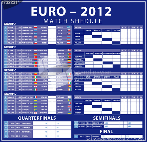 Image of Euro 2012 matches