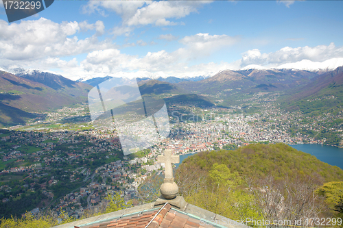 Image of Lugano - view from Monte San Salvatore 