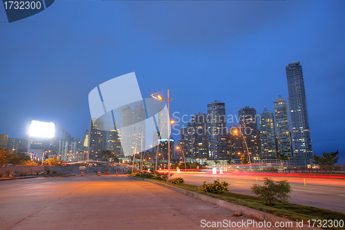 Image of Panama City skyline, Panama. 