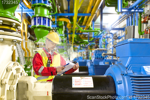 Image of Engine room maintenance