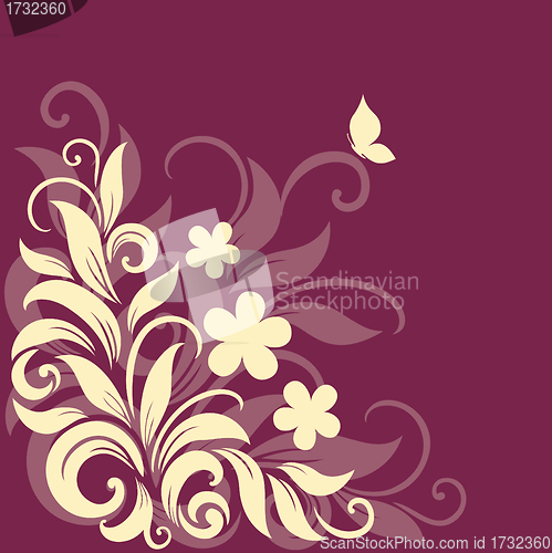 Image of Decorative floral background