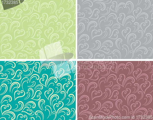 Image of Curly seamless background