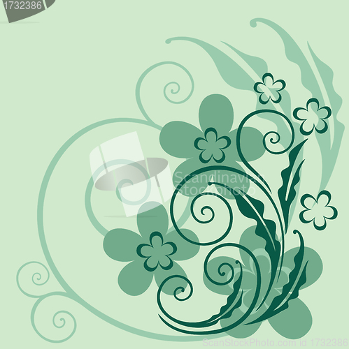 Image of Decorative floral background