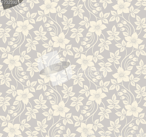 Image of Seamless floral background