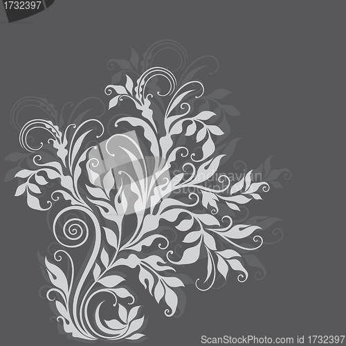 Image of Elegant decorative floral illustration