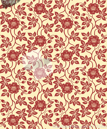 Image of Seamless floral background