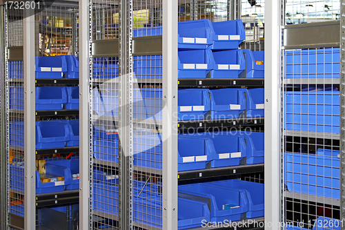 Image of Blue boxes