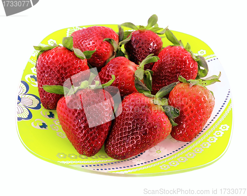 Image of Strawberries on a plate