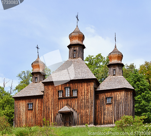 Image of Wooden Christian Orthodox Church