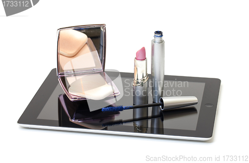 Image of Tablet PC with Cosmetic Set