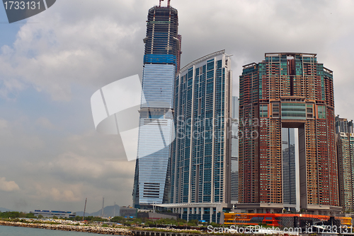 Image of Hong Kong, West Kawloon new skyscrapers