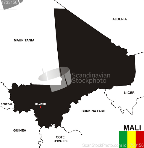 Image of mali map