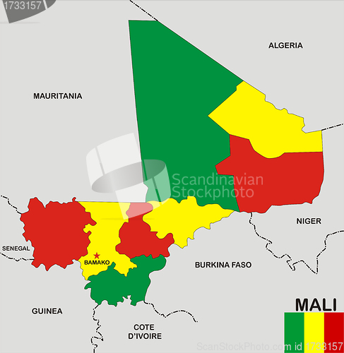 Image of mali map