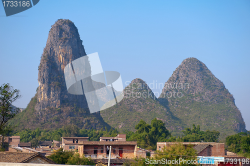 Image of Guilin mountains, China