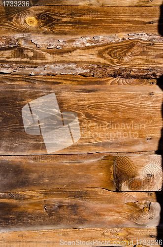 Image of Old wooden building wall. 