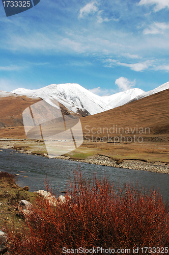 Image of Landscape in the highland of Tibet