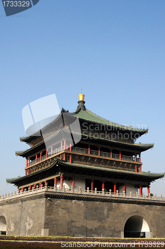 Image of Bell Tower in Xian China