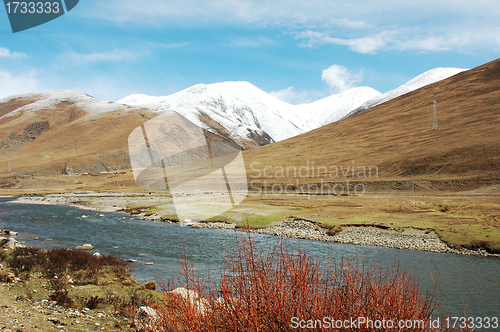 Image of Landscape in the highland of Tibet