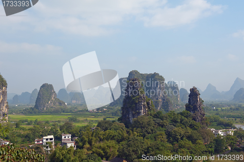 Image of Guilin mountains China