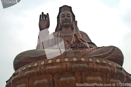 Image of Statue of Kuan Yin on Xiqiao Mountain, Foshan, Guangdong, China