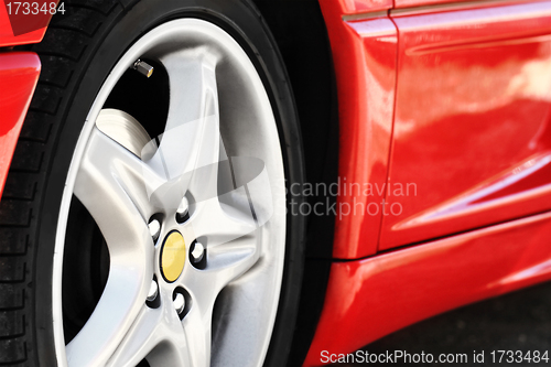 Image of sportcar detail