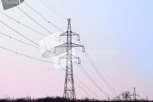 Image of electricity pylon