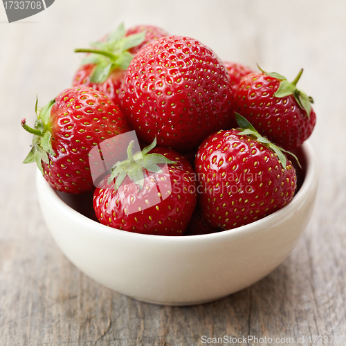 Image of fresh red strawberries