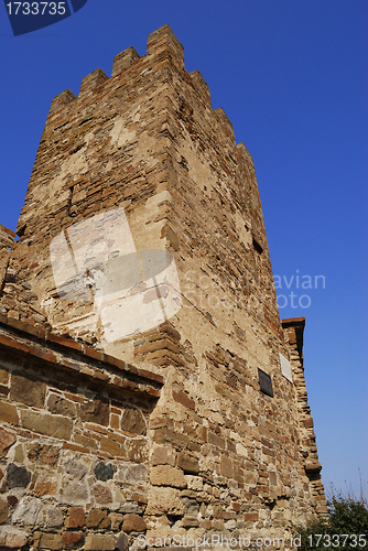 Image of Sudak Genoa fortress wall