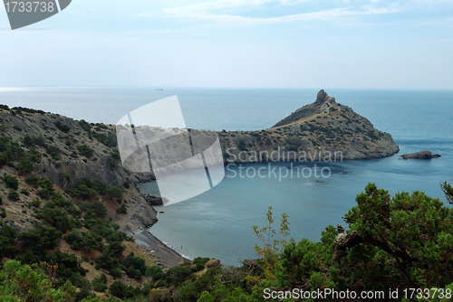 Image of Royal bay in Crimea. The new world