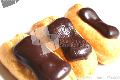 Image of isolated eclairs